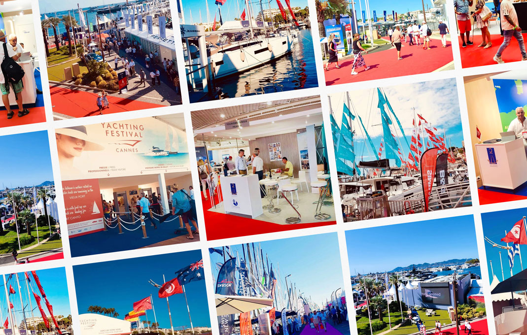 Port Yasmine Hammamet au yachting festival à cannes. Posts photos Facebook réalisés par ink conception pour promouvoir l'événement.