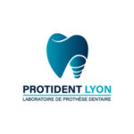 logo-protident-lyon-laboratoire-de-prothese-dentaire-france Conception Graphique Tunisie : Logo Protident Lyon, laboratoire de prothèse dentaire en France. Une création ink conception.